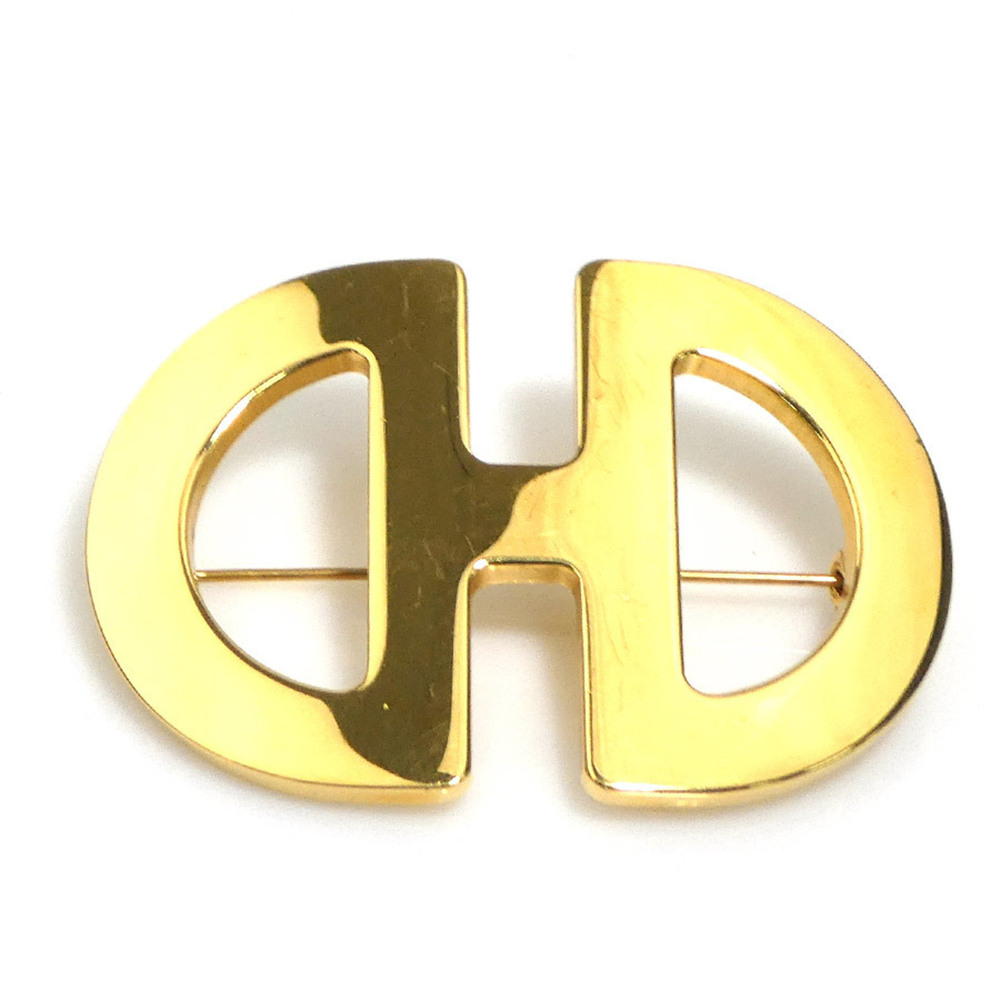 CELINE Gold Brooch